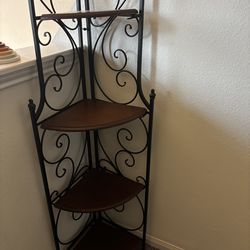 Corner Metal Shelf Unit
