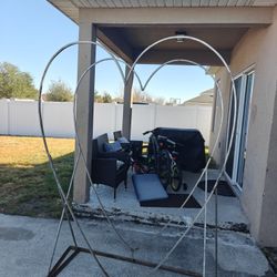 Metal Hearth For Flowers Decorations 