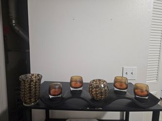 Candles with sconce