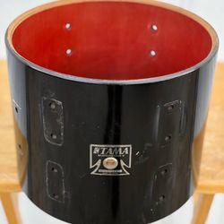 Vintage Tama Superstar 10" Rack Tom Shell for Drum Set. Spray painted black