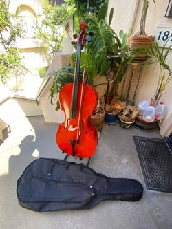4/4 Cello Cecilio "pretty a red"