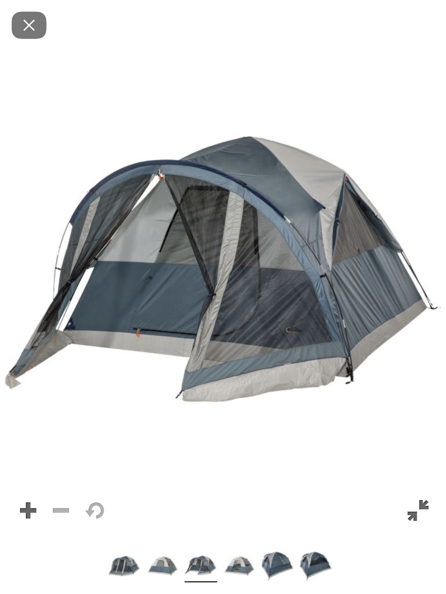 Camping tent for 8 people.