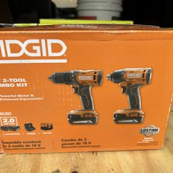 Ridgid 18v tools
