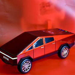 Tesla Cybertruck Shape Bluetooth Portable Speaker Speaker LED Screen XHD SOUND