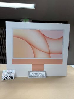 Apple IMac 24 Inch 2021 M1 Desktop - Only $1 Today Pay The Rest Later! 