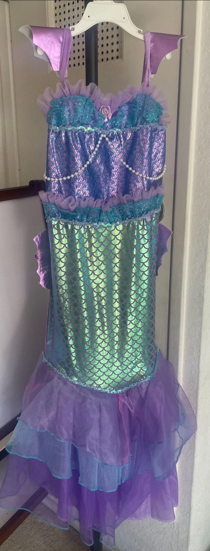 Sparkly Shimmer Mermaid Costume Size 7-8