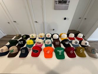 25 Trucker Hats / Snapback Hats Bundle – $2 Each or All for $40