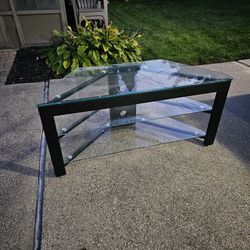 Tv Stand (Glass Top)