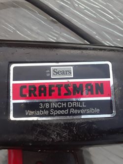 CRAFTSMAN ELECTRIC DRILL