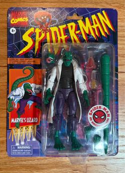 Marvel Legends Retro Lizard Walmart Collector Con Sealed $40