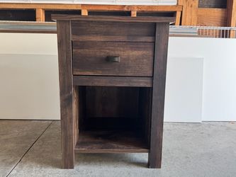 Wood Nightstand