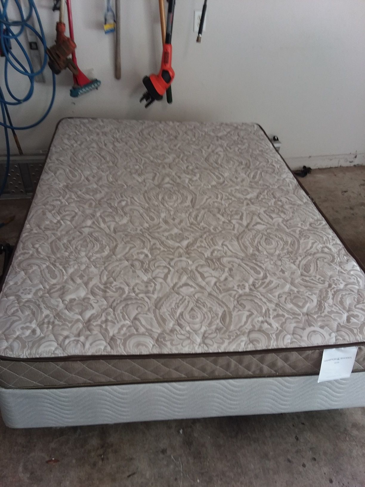 Full size mattress and box spring and frame delivery available