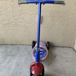 Huffy SpiderMan 3 Wheel Preschool Scooter