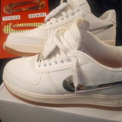 Brand new Travis Scott White Sail AF1 AIR FORCE 1 STRAIGHT DRIP