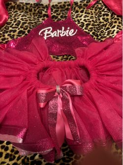wore it one time she turned five years old in May one time where in good great condition cute barbie outfit my grandbaby wore it one time she turned f