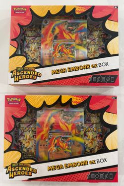 Pokemon Ascended Heroes Mega Emboar ex box