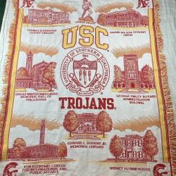 Vintage Usc Blanket 