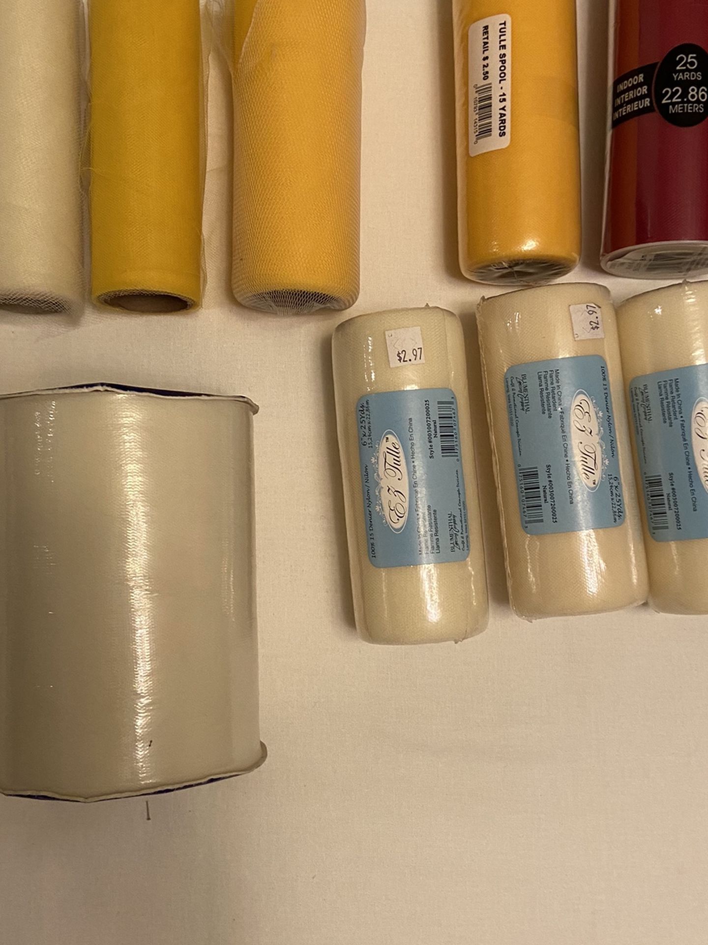 Rolls Of Tulle