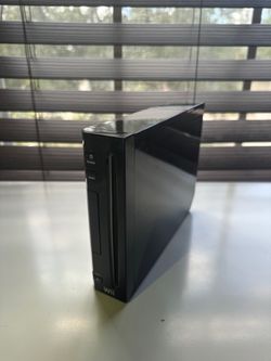 black Nintendo Wii