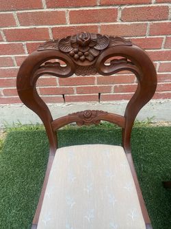 A pair of Antque  Louis  chairs