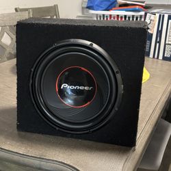 Pioneer 12" And Amp