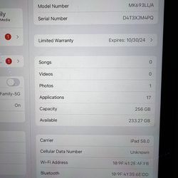 iPad (9th Gen) 10.2" 256GB