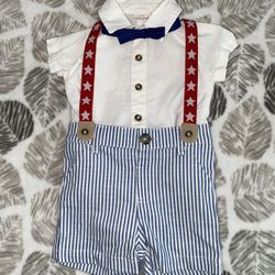 Cat & Jack Baby Boy 6-9 Months 4 of July Outfit