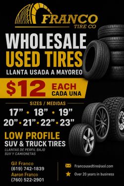 Wholesale used Tires / llanta usada a mayoreo