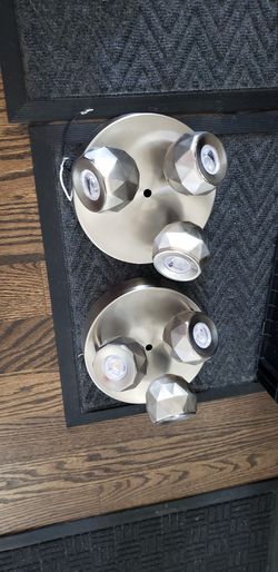 Patriot Lighting Satin Nickel Flush Mount Ceiling Light