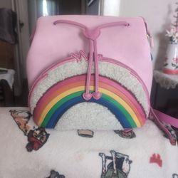 Pink Cheer Care Bear  Backpack 