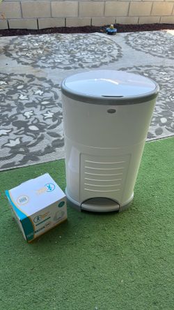 Dekor Diaper Pail White & Refill 2 Bags