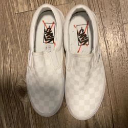 Customs Classic Slip-On Checkerboard Wide Shoe 
