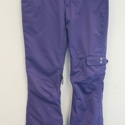 Burton Dry-Ride Waterproof Ski Snow Boarding Pants Purple Women Size Us 7