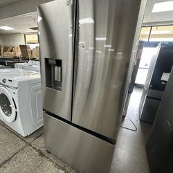 26 cu. ft. Mega Capacity Counter Depth 3-Door French Door Refrigerator in Stainless Steel