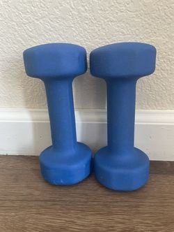 Pair of 5 lb Neoprene Dumbbells | Hand Weights | Excellent Condition