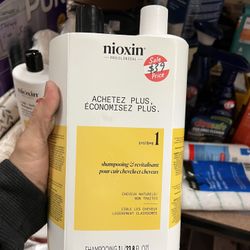 Nioxin System 3 Cleanser Shampoo & Scalp Therapy Conditioner Set for Colored Hair, 33.8 oz Each, New in Box