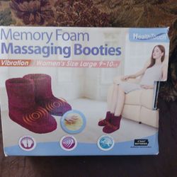 New Memory Foam Massage Booties Large 9-10 For $15