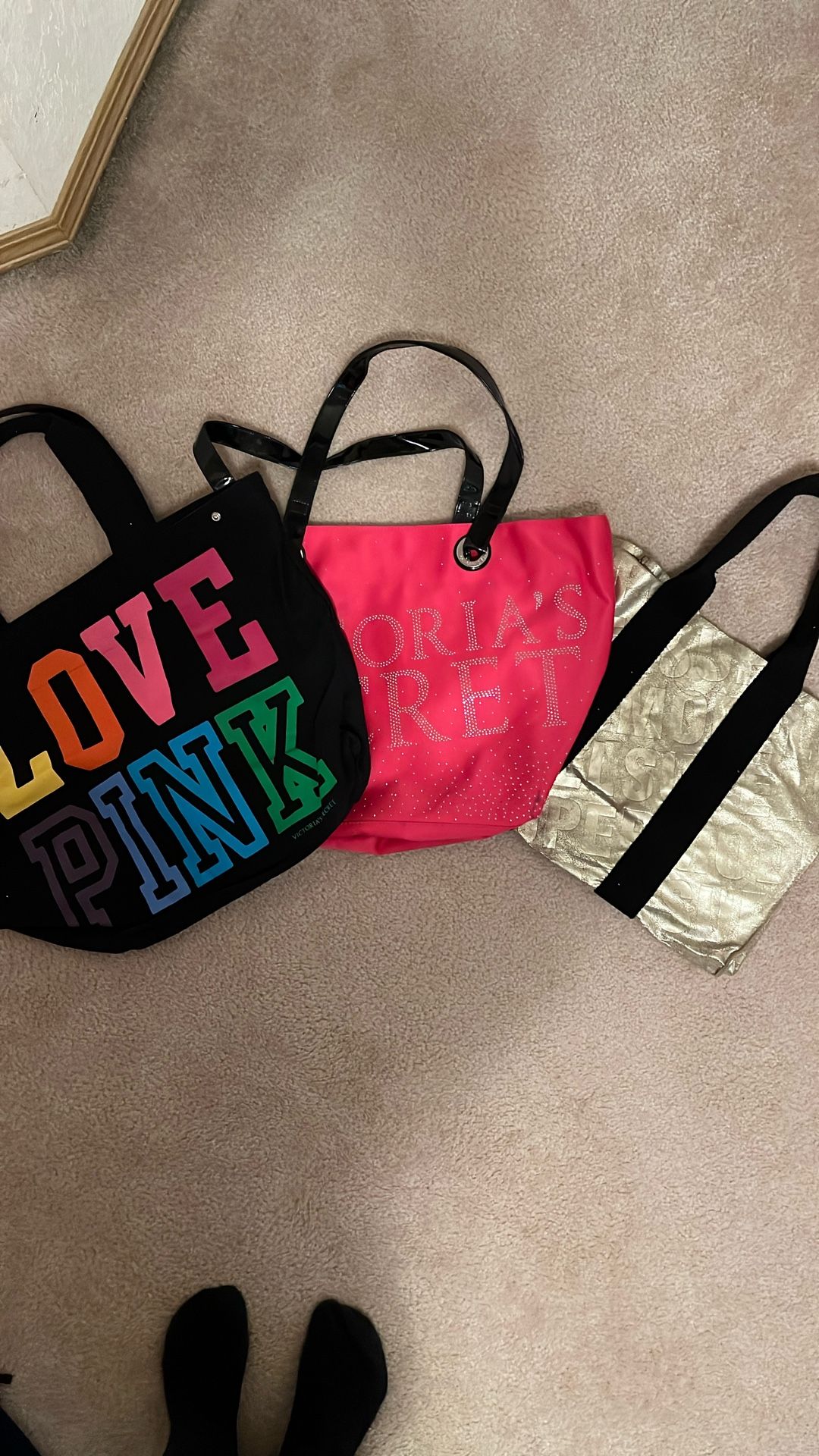 Victoria’s Secret Tote Bags 3 For $20