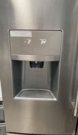 Fridge and table
