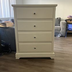 White Tall Dresser
