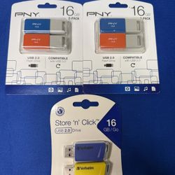 PNY 16 gig USB Flashdrives