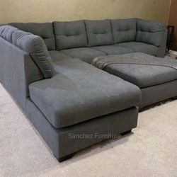 Maier 3 Pieces Sectional Couch Same Day Delivery 