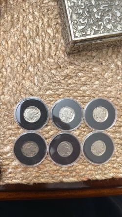 C5 buffalo nickel from 1920,35,37,38 and 39