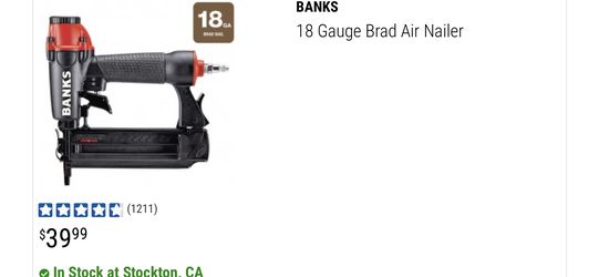 Brad Air Nailer 