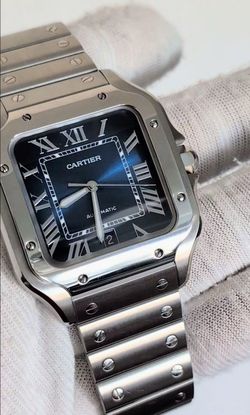 Cartier santos blue