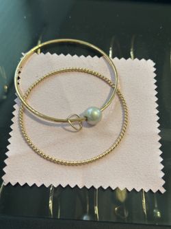 14k gold filled bangles
