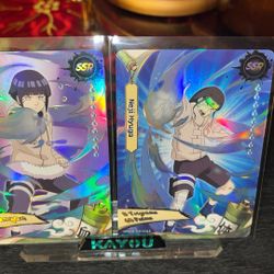 Naruto Cards Hinata And NEJI 