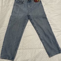 Ninth Hall Ambush Jeans Size 28 Dragon Embroidered Denim Streetwear