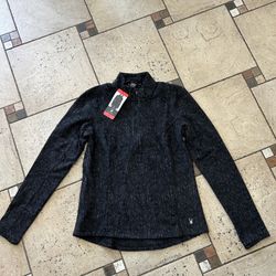 NWT Spyder women fleece half zip Active top Size M