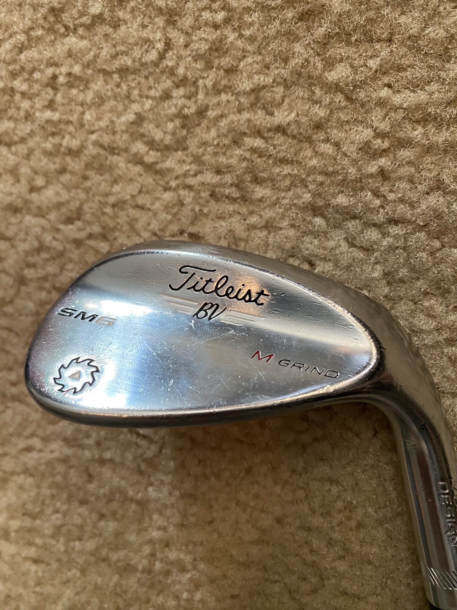TITLEIST BV SM6 M GRIND WEDGE 56*/08°, VOKEY SM6 WEDGE FLEX STEEL